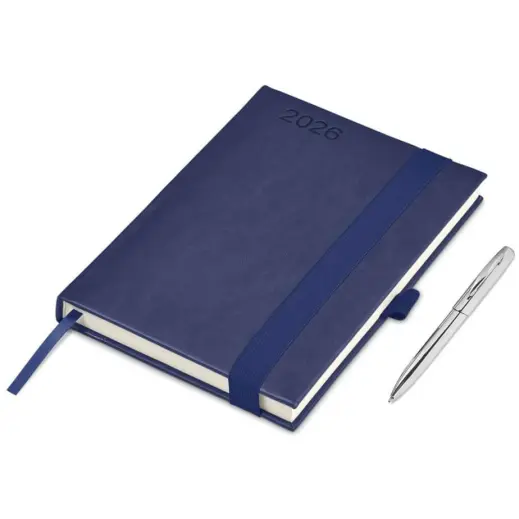 Altitude Advantage A5 2026 Diary & Cypher Pen Set Navy